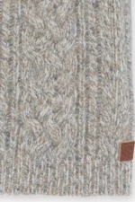 boys' cable knit shawl collar cardigan in wool